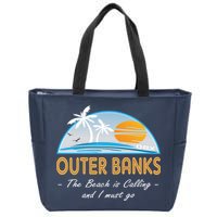 OBX With Funny Slogan for The Outer Banks Zip Tote Bag