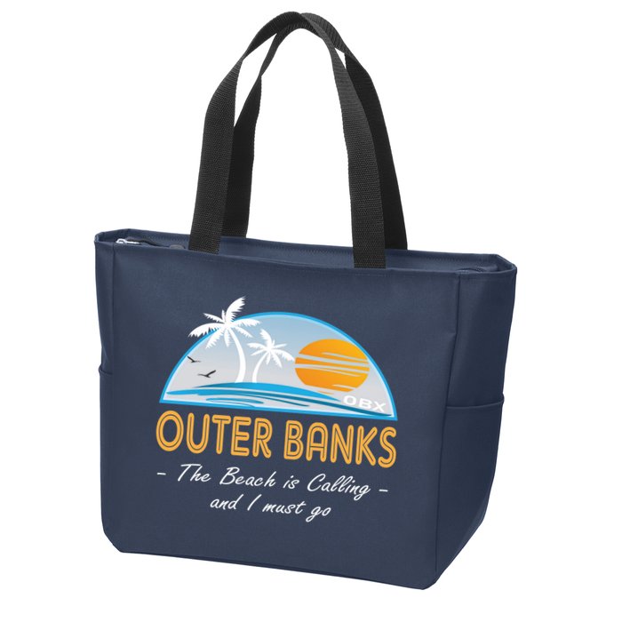 OBX With Funny Slogan for The Outer Banks Zip Tote Bag