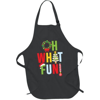 Oh What Fun Christmas With Wreath And Tree Apron