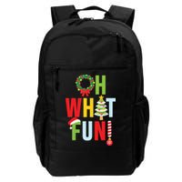 Oh What Fun Christmas With Wreath And Tree Backpack