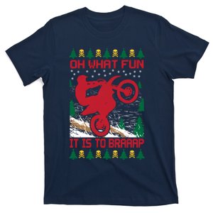 Oh What Fun It Is To Braaap Ugly Christmas. T-Shirt