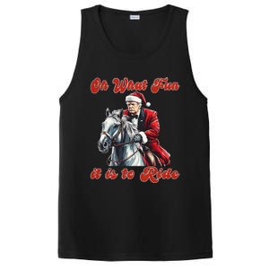 Oh What Fun It Is To Ride Humorous Trump Christmas PosiCharge Competitor Tank