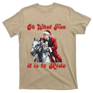 Oh What Fun It Is To Ride Humorous Trump Christmas T-Shirt