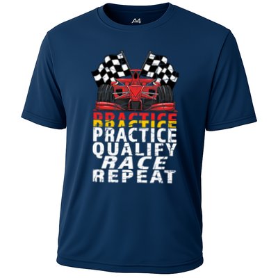Open Wheel Formula Racing Car Practice Qualify Race Vintage Performance Shirt