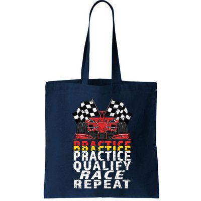 Open Wheel Formula Racing Car Practice Qualify Race Vintage Bag