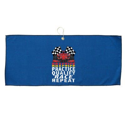 Open Wheel Formula Racing Car Practice Qualify Race Vintage Large Microfiber Waffle Golf Towel