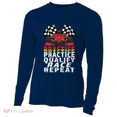 Open Wheel Formula Racing Car Practice Qualify Race Vintage Cooling Performance Long Sleeve Crew