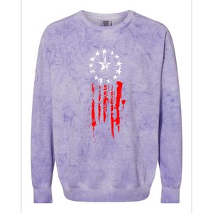 Old World Flag Colorblast Crewneck Sweatshirt