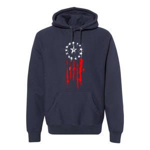 Old World Flag Premium Hoodie