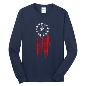 Old World Flag Tall Long Sleeve T-Shirt