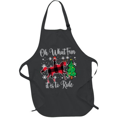 Oh What Fun it is to Ride Horse Ugly Santa Christmas Gifts Apron