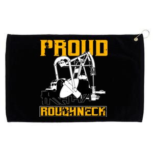 Oilfield Workers Funny Gift Oil Rig Proud Roughneck Great Gift Grommeted Golf Towel