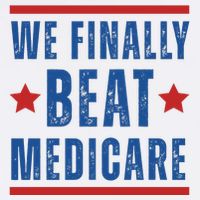 Official We Finally Beat Medicare Poltical 11oz C Handle Ceramic Mug