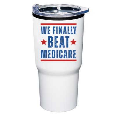 Official We Finally Beat Medicare Poltical Tumbler