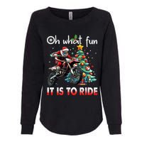 Oh What Fun It Is To Ride Motocross Christmas Womens California Wash Sweatshirt