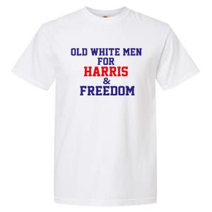 Old White For Harris And Freedom Election Usa 2024 Garment-Dyed Heavyweight T-Shirt