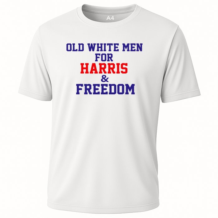 Old White For Harris And Freedom Election Usa 2024 Cooling Performance Crew T-Shirt