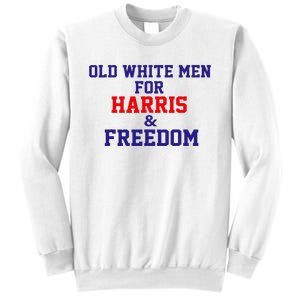 Old White For Harris And Freedom Election Usa 2024 Sweatshirt