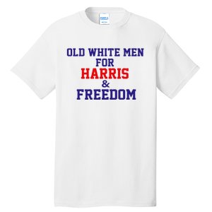 Old White For Harris And Freedom Election Usa 2024 Tall T-Shirt