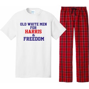 Old White For Harris And Freedom Election Usa 2024 Pajama Set