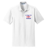 Old White For Harris And Freedom Election Usa 2024 Dry Zone Grid Polo