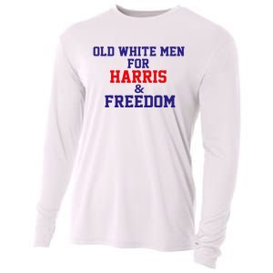 Old White For Harris And Freedom Election Usa 2024 Cooling Performance Long Sleeve Crew