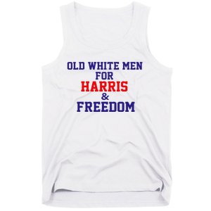 Old White For Harris And Freedom Election Usa 2024 Tank Top