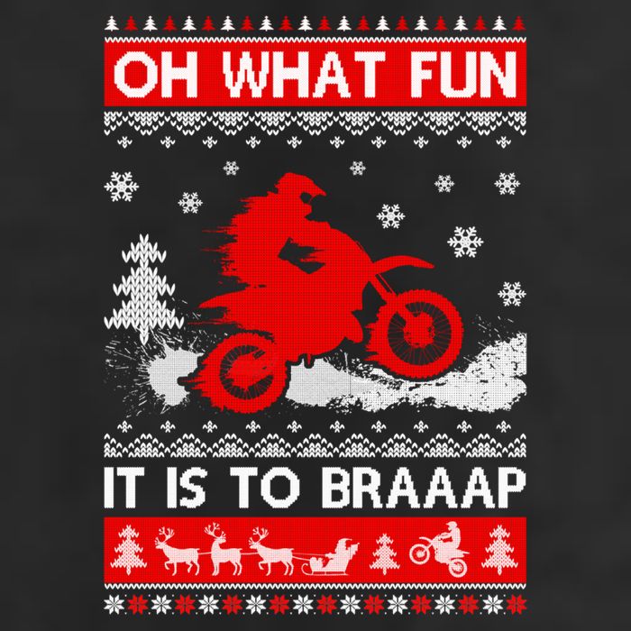 Oh What Fun It Is To Drive Dirt Bike Ugly Christmas Xmas Meaningful Gift Hat