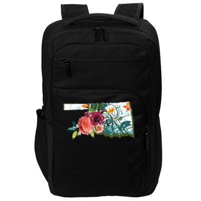 Oklahoma Watercolor Flower Impact Tech Backpack