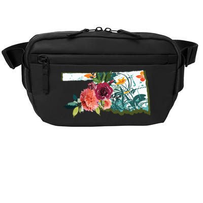 Oklahoma Watercolor Flower Crossbody Pack