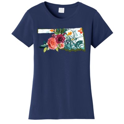 Oklahoma Watercolor Flower Women's T-Shirt