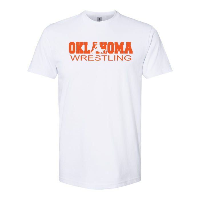 Oklahoma Watercolor Funny Softstyle CVC T-Shirt