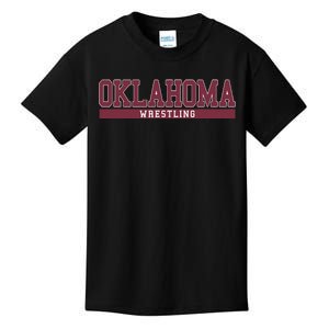 Oklahoma Wrestling Funny Kids T-Shirt