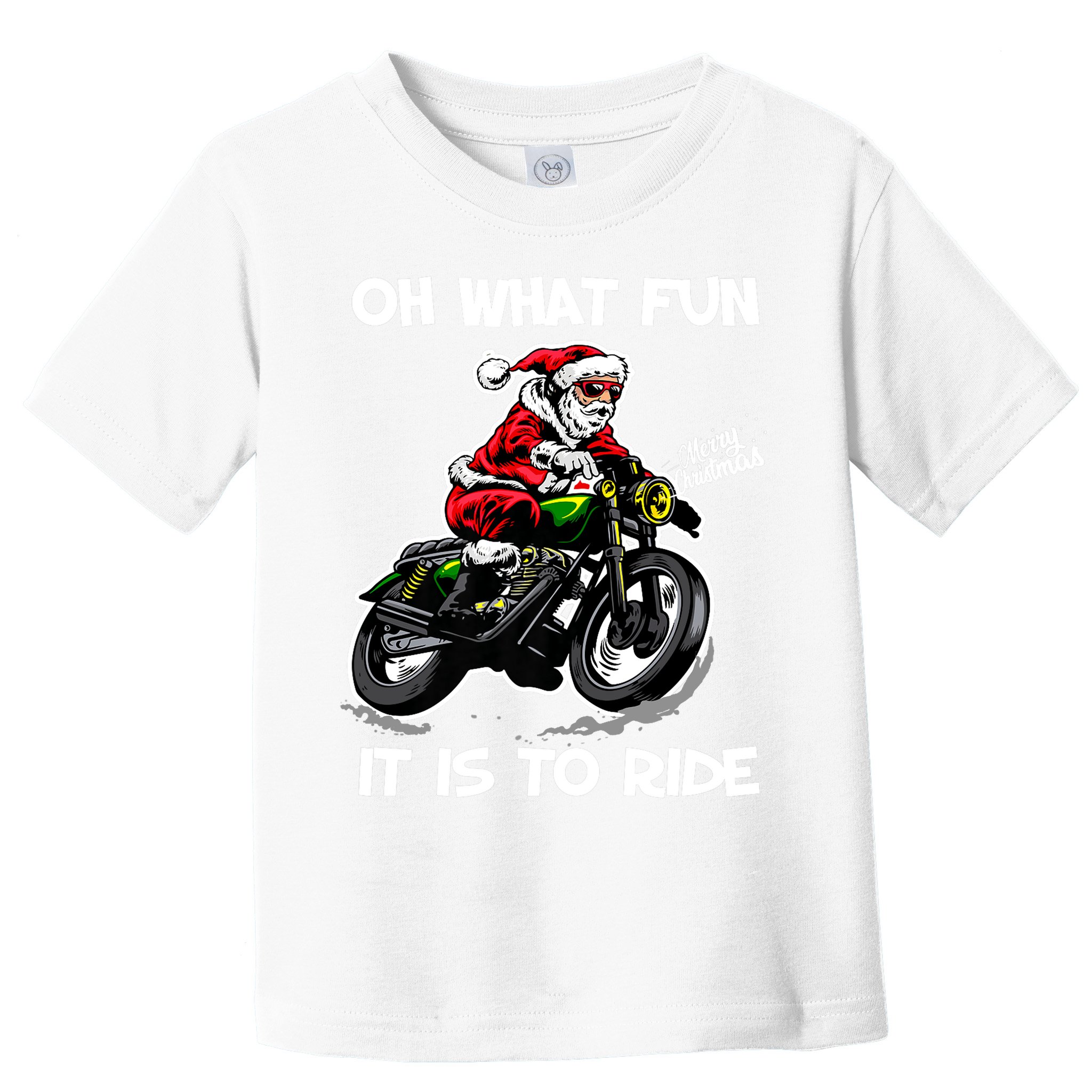 Oh What Fun It Is To Ride Motorcycle Christmas Pajama Gifts Premium Toddler T-Shirt