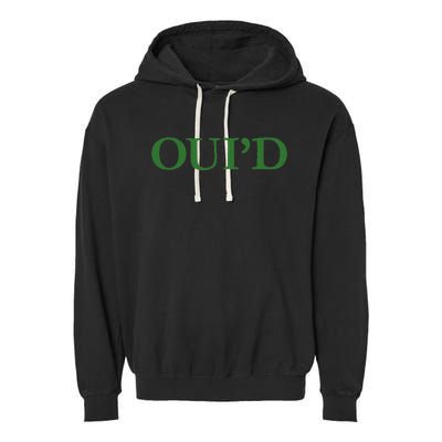 OuiD WeD Funny Cannabis Garment-Dyed Fleece Hoodie