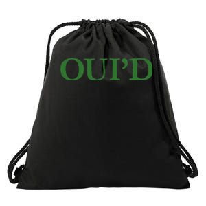 OuiD WeD Funny Cannabis Drawstring Bag