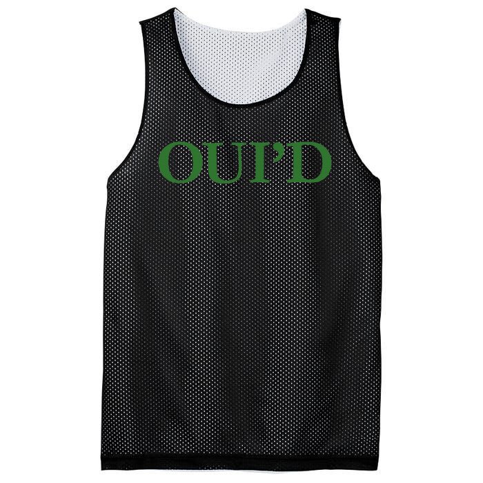 OuiD WeD Funny Cannabis Mesh Reversible Basketball Jersey Tank