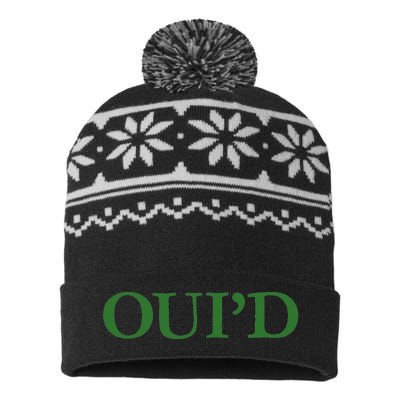 OuiD WeD Funny Cannabis USA-Made Snowflake Beanie