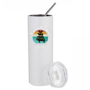 Oh What Fun It Is To Ride Golf Ugly Christmas Xmas Stainless Steel Tumbler