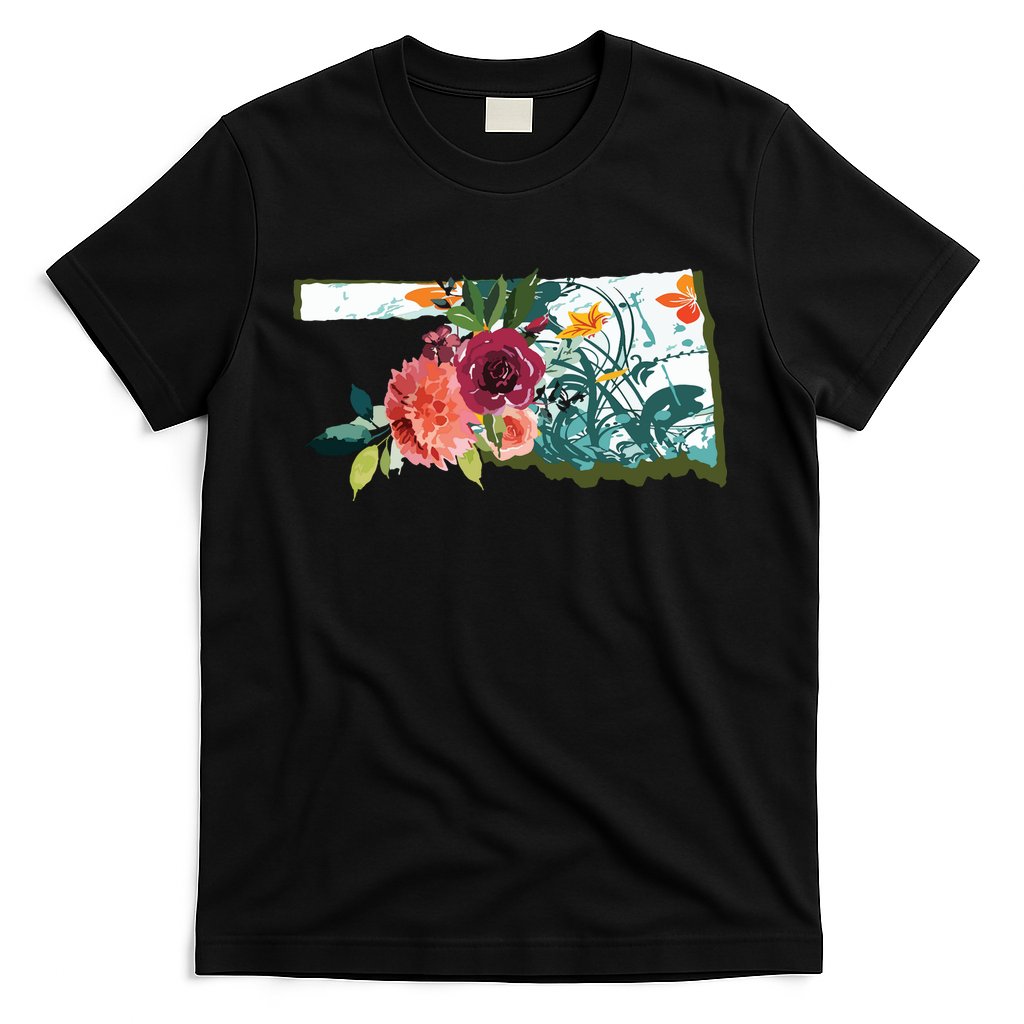 Oklahoma Watercolor Flower T-Shirt