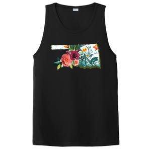 Oklahoma Watercolor Flower PosiCharge Competitor Tank