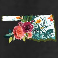Oklahoma Watercolor Flower Hat