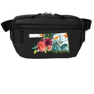 Oklahoma Watercolor Flower Crossbody Pack