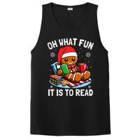 Oh What Fun It Is To Read Funny Christmas Gingerbread Book Lover PosiCharge Competitor Tank