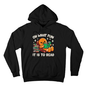 Oh What Fun It Is To Read Christmas Teacher Librarian Books Hoodie