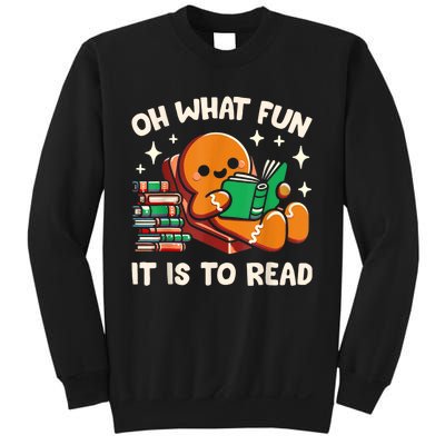 Oh What Fun It Is To Read Christmas Teacher Librarian Books Sweatshirt