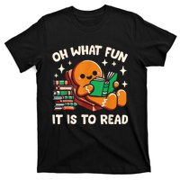 Oh What Fun It Is To Read Christmas Teacher Librarian Books T-Shirt