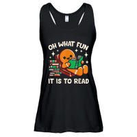 Oh What Fun It Is To Read Christmas Teacher Librarian Books Ladies Essential Flowy Tank