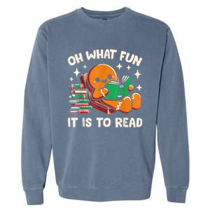 Oh What Fun It Is To Read Christmas Teacher Librarian Books Garment-Dyed Sweatshirt