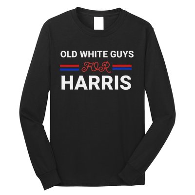 Old White Guys For Harris Kamala Long Sleeve Shirt